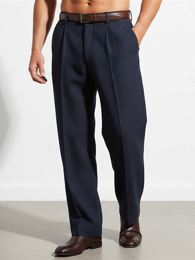 Pantalon Baseball Homme Healy - Bleu/rouge à Rayures - Jambe Droite - Neuf