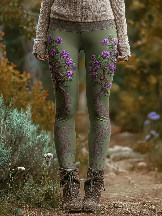 Leggings Doux Confortables Filles Motif Guépard - Extensibles Et Tendance