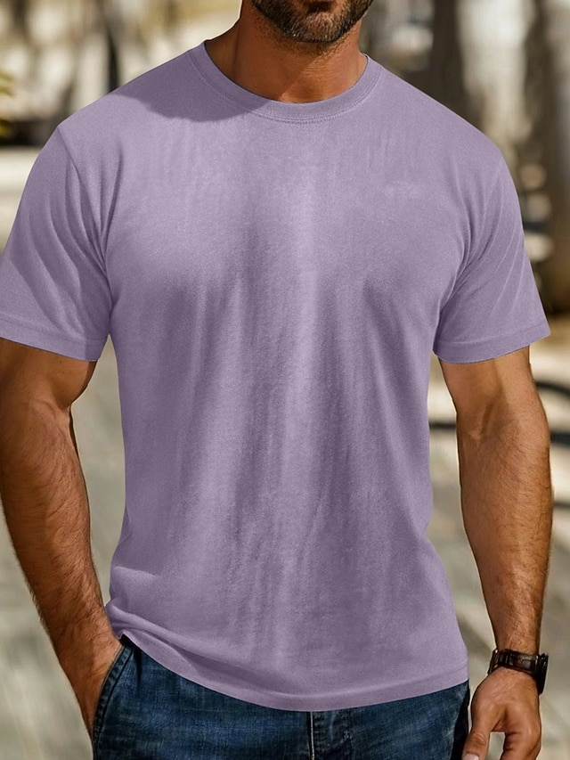 Street Style Men T Shirt 2026.Men's Cotton T Shirt Washed Shirt Tee Top Short Sleeve Crew Neck Summer ...