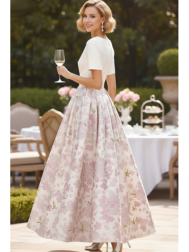 strapless a line dress Floral Print A-Line Wedding Top-Dresser,Top Dressing machine,Sand top Size:54 Long Jacket Pack Sizes|8 10 12 14