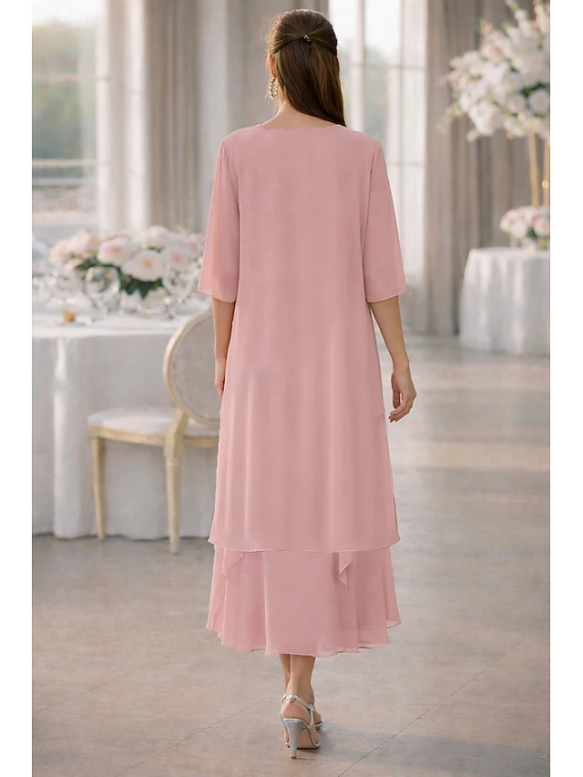 Zweiteilig A Linie Tee L nge Kleid F r Hochzeitsg ste Brautmutterkleid zweiteilig-a-linie-tee-l-nge-kleid-f-r-hochzeitsg-ste-brautmutterkleid
