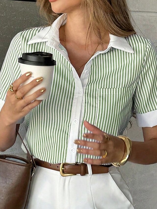 Marcia | Women's Relaxed Button-Up Casual Blouse main image 1