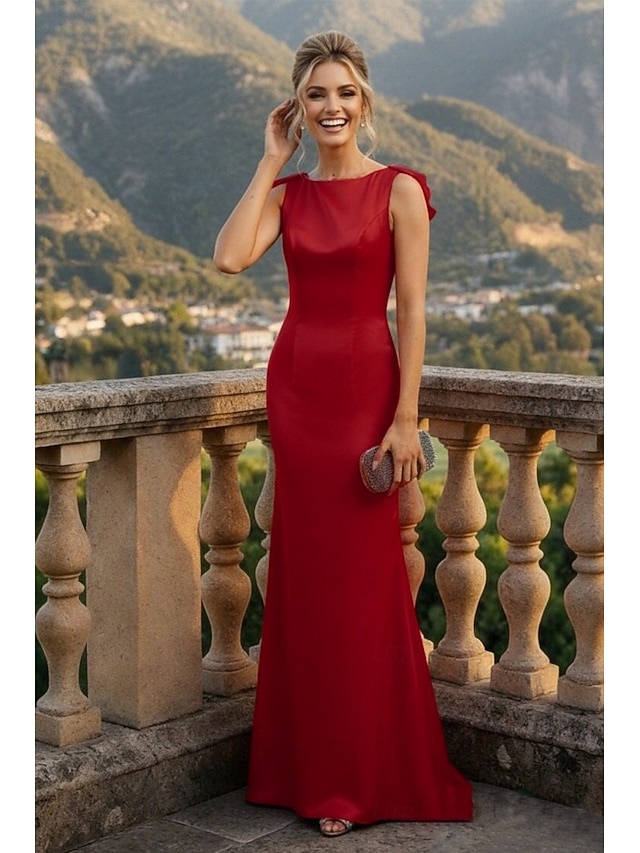 Robe de Bal Fourreau/Colonne à Une Épaule et Longueur Au Sol