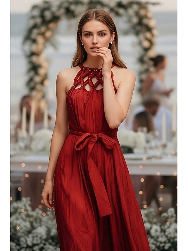 satin dress long black Spaghetti Strap Jersey Maxi for $39.99 – The Luxury Plus Size Dresses Fashion Sexy Black Sleeveless Color:Mauve Rose