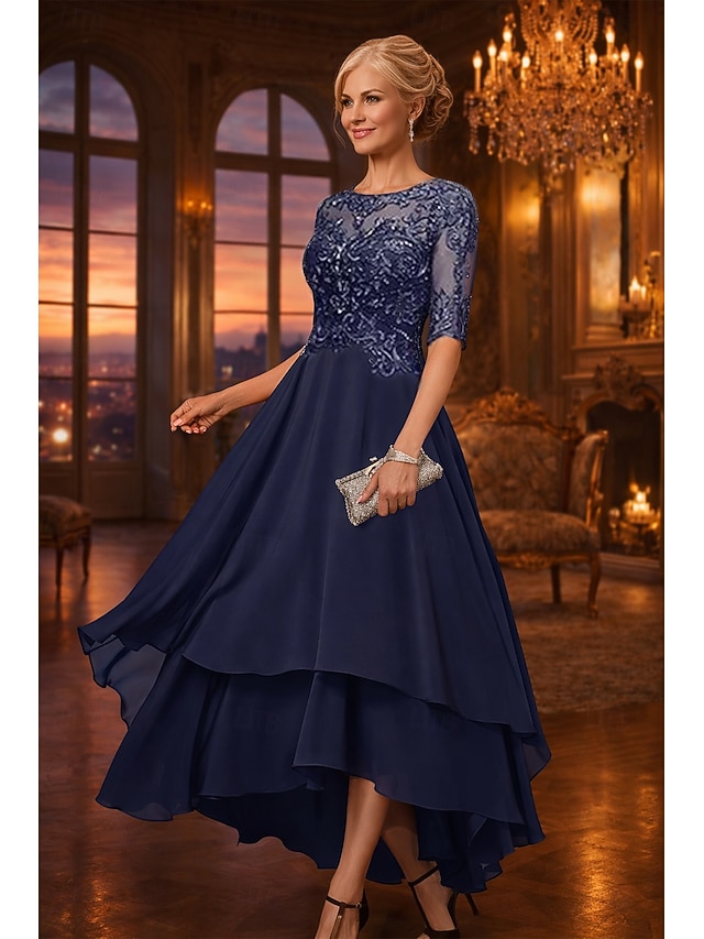 prom dresses corset Poly USA 9410 Short cap sleeve illusion Farge:Blue 95% Modal 5% Lycra