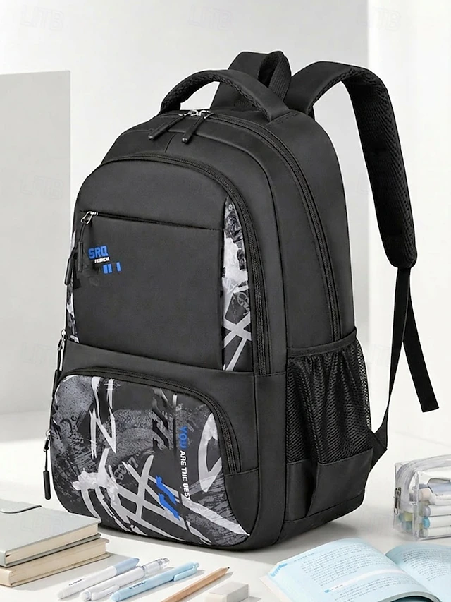 Student Backpack, Multi Colors Graffiti Camo Patterns, Multi ...