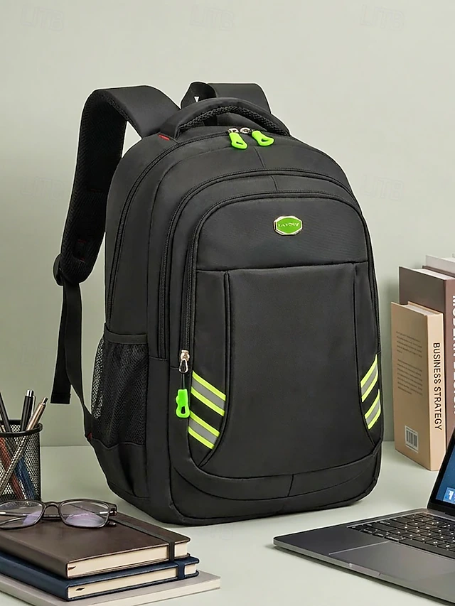 Men's Backpack, Multi Colors, Multi Pockets Large Capacity, Polyester ...