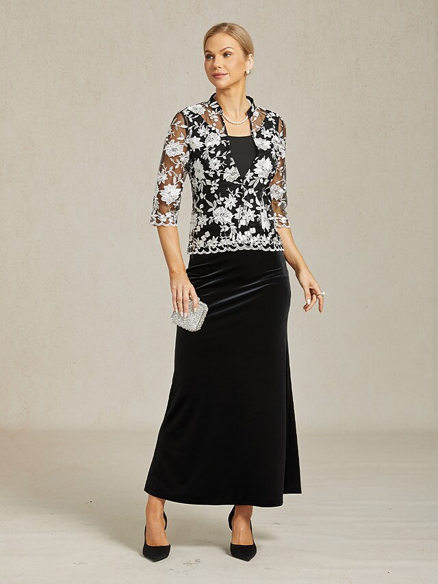 Women's Dressy Tops Lace Tops Floral Elegant Vintage High Neck Black Summer Spring Fall 13