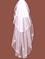 voordelige Bruidssluiers-Bruidssluiers Drielaags Vingertopsluiers Kniprand 47,24 in (120 cm) Tule Wit IvoorA-lijn, baljurk, prinses, strak/kolom,