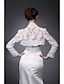 preiswerte Bolero und Tücher-Half Sleeve Coats / Jackets Polyester Party / Evening Wedding  Wraps / Women&#039;s Wrap With Embroidery