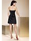 cheap Special Occasion Dresses-Ball Gown Strapless Short / Mini Charmeuse Little Black Dress Cocktail Party Dress with Draping by TS Couture®