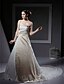 cheap Wedding Dresses-Wedding Dresses A-Line Strapless Sleeveless Chapel Train Satin Bridal Gowns With 2024