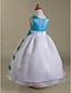 Χαμηλού Κόστους Φορέματα για παρανυφάκια-Βραδινή τουαλέτα Μακρύ Φόρεμα για Κοριτσάκι Λουλουδιών Γαμήλιο Πάρτι Χαριτωμένο φόρεμα χορού Σατέν με Ζώνη / Κορδέλα Κατάλληλο 3-16 ετών