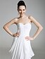 cheap Special Occasion Dresses-Sheath / Column All Celebrity Styles Dress Prom Formal Evening Floor Length Sleeveless Sweetheart Chiffon with Ruched Draping 2024