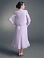 voordelige Bolero &amp; Sjaal-Long Sleeve Chiffon Party Evening / Casual / Office &amp; Career Wedding  Wraps With Ruched Coats / Jackets