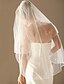 cheap Wedding Veils-2 Layer Fingertip Wedding Bridal Veil