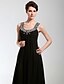 cheap Special Occasion Dresses-Sheath / Column Scoop Neck Floor Length Chiffon Dress with Beading / Crystals by TS Couture®