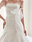 preiswerte Hochzeitskleider-Standesamt Hochzeitskleider Bodenlanger Rock A-Linie Kurzarm Schmuck Satin Mit 2023 Sommer Brautkleider