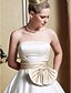 cheap Wedding Dresses-Wedding Dresses Princess Strapless Strapless Chapel Train Satin Bridal Gowns With Bowknot Sash / Ribbon 2024