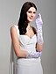 voordelige Handschoenen voor feesten-satijnen vingertoppen elleboog lengte bruids handschoenen