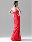 cheap Bridesmaid Dresses-Trumpet/Mermaid Sweetheart Floor-length Satin Bridesmaid Dress