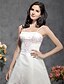 cheap Wedding Dresses-Hall Wedding Dresses A-Line Square Neck Camisole Spaghetti Strap Floor Length Satin Bridal Gowns With 2024