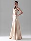 cheap Bridesmaid Dresses-Ball Gown / A-Line / Mermaid / Trumpet Bridesmaid Dress Strapless Sleeveless Open Back Floor Length Satin with Ruched / Ruffles 2022