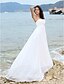 cheap Wedding Dresses-Sheath / Column Wedding Dresses Halter Neck Court Train Chiffon Sleeveless with 2020