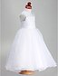 cheap Flower Girl Dresses-Ball Gown Ankle Length Flower Girl Dress First Communion Cute Prom Dress Satin with Ruched Fit 3-16 Years