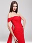 cheap Evening Dresses-Mermaid / Trumpet Celebrity Style Dress Formal Evening Military Ball Sweep / Brush Train Sleeveless One Shoulder Chiffon with Side Draping 2024