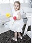 cheap Flower Girl Dresses-Ball Gown Knee Length Flower Girl Dress Wedding Party Cute Prom Dress Satin with Pick Up Skirt Fit 3-16 Years