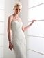 זול שמלות כלה-אולם שמלות חתונה בתולת ים \ חצוצרה לב (סוויטהארט) סטרפלס שובל סוויפ \ בראש תחרה מעל טול שמלות כלה עם חרוזים אפליקציות 2024