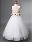 cheap Flower Girl Dresses-Princess Floor Length Flower Girl Dress Wedding Party Cute Prom Dress Satin with Bow(s) Fit 3-16 Years