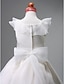 cheap Flower Girl Dresses-Ball Gown Floor Length Flower Girl Dress First Communion Cute Prom Dress Satin with Bow(s) Fit 3-16 Years