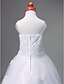 cheap Flower Girl Dresses-Princess / Ball Gown / A-Line Court Train First Communion / Wedding Party Satin / Tulle Sleeveless Straps / Sweetheart Neckline with Appliques / Spring / Summer / Fall / Winter
