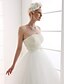 Χαμηλού Κόστους Νυφικά Φορέματα-Φορεματα για γαμο Βραδινή τουαλέτα Στράπλες Στράπλες Μακρύ Τούλι Νυφικά φορέματα Με Φιόγκος Ζώνη / Κορδέλα 2024