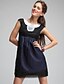 cheap TS Dresses-TS Stereoscopic Decoration Cape Sleeves Organza Dress