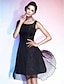 cheap Special Occasion Dresses-Ball Gown Straps Knee Length Chiffon Dress with Draping by TS Couture®