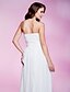 cheap Special Occasion Dresses-Sheath / Column Elegant All Celebrity Styles Formal Evening Military Ball Dress Sweetheart Neckline Sleeveless Floor Length Chiffon with Ruched Draping Side Draping 2022