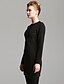 cheap TS Dresses-Black Dress - Long Sleeve Winter Black