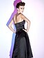 זול לאירועים מיוחדים חיסול-גזרת A סגנון חמוד שמלה חגים מסיבת קוקטייל באורך  הברך ללא שרוולים סטרפלס סאטן עם אסוף 2024