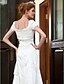 Χαμηλού Κόστους Νυφικά Φορέματα-Φορεματα για γαμο Γραμμή Α Κροσσωτό Κοντομάνικο Ουρά Δαντέλα Νυφικά φορέματα Με 2024
