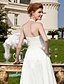 abordables Robes de Mariée-Princesse Trapèze Robes de mariée Licou Longueur Genou Taffetas Sans Manches avec 2020