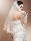 cheap Wedding Veils-One-tier Lace Applique Edge Wedding Veil Elbow Veils with Appliques 31.5 in (80cm) Lace / Tulle A-line, Ball Gown, Princess, Sheath / Column, Trumpet / Mermaid / Drop Veil