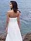olcso Menyasszonyi ruhák-Esküvői ruhák Szűk szabású Pánt nélküli Pánt nélküli Udvariuszály Sifon Menyasszonyi ruhák Val vel Átkötős 2024