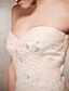 abordables Robes de Mariée-Salle Robes de mariée Traîne Tribunal Sans Manches Coeur Dentelle Avec 2023 Printemps Robes de mariée