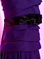 preiswerte Cocktailkleider-Eng anliegend Cocktailparty Kleid Spaghetti-Träger Ärmellos Kurz / Mini Chiffon Stretch - Satin mit Blume 2020