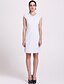 cheap TS Clearance-White Dress - Short Sleeve Summer White