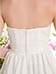 cheap Wedding Dresses-A-Line / Princess Strapless Short / Mini Satin Made-To-Measure Wedding Dresses with by / Little White Dress