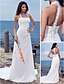 cheap Wedding Dresses-Hall Open Back Casual Wedding Dresses Sheath / Column Halter Neck Regular Straps Court Train Chiffon Bridal Gowns With Appliques 2024